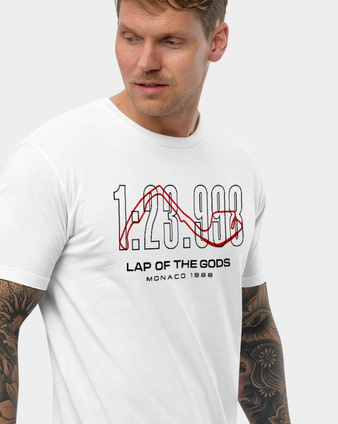Ayrton Senna, Monaco 88 Grad Prix, lap Of Gods, Premium T Shirt Print
