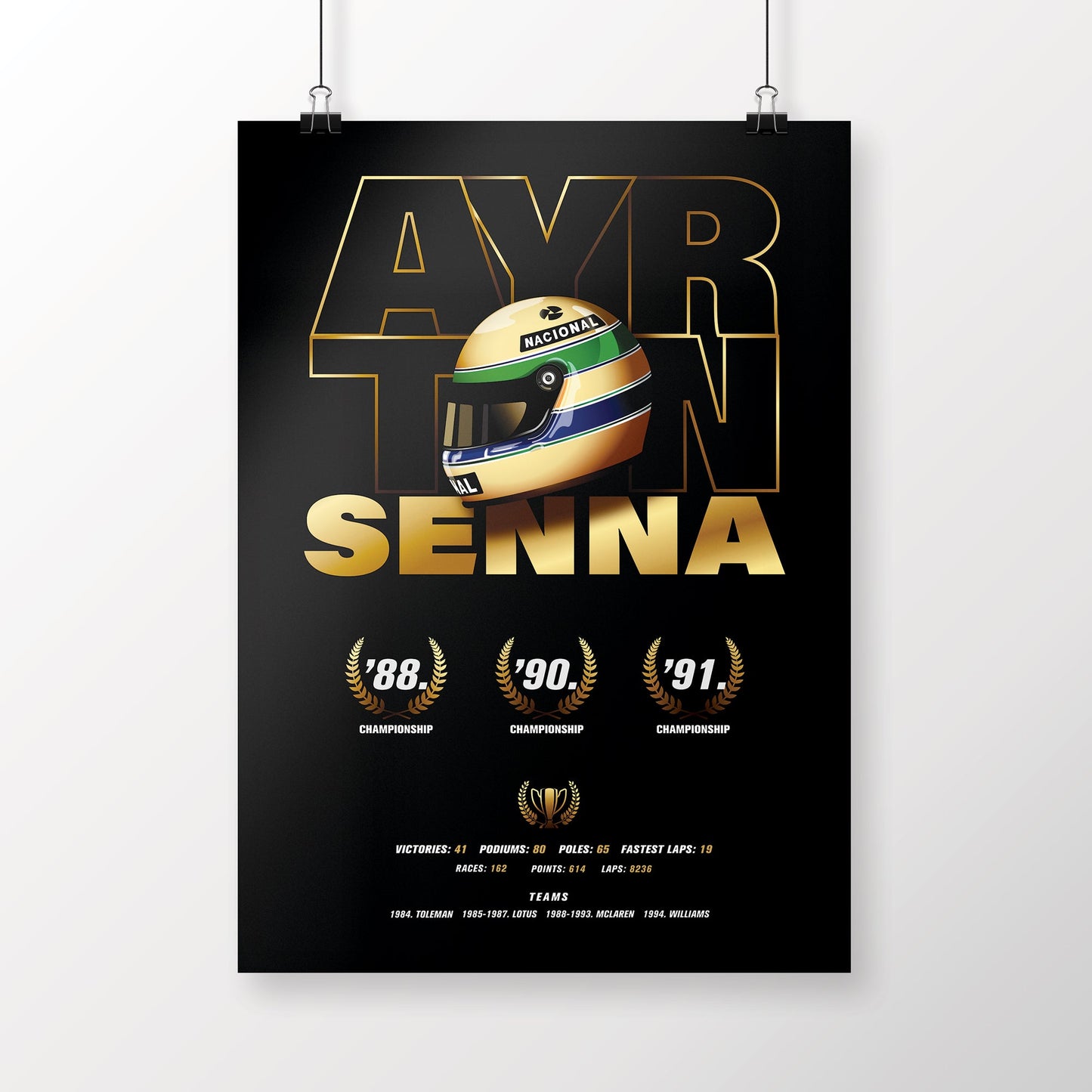 Golden Senna - Poster