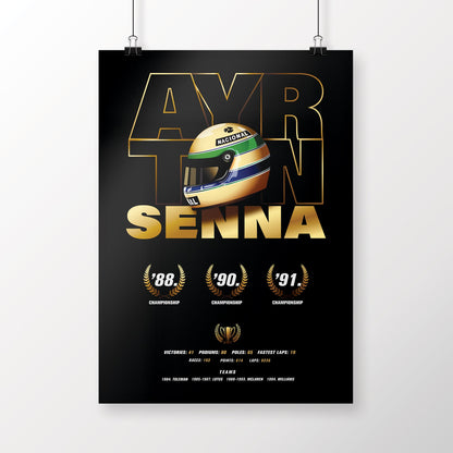 Golden Senna - Poster