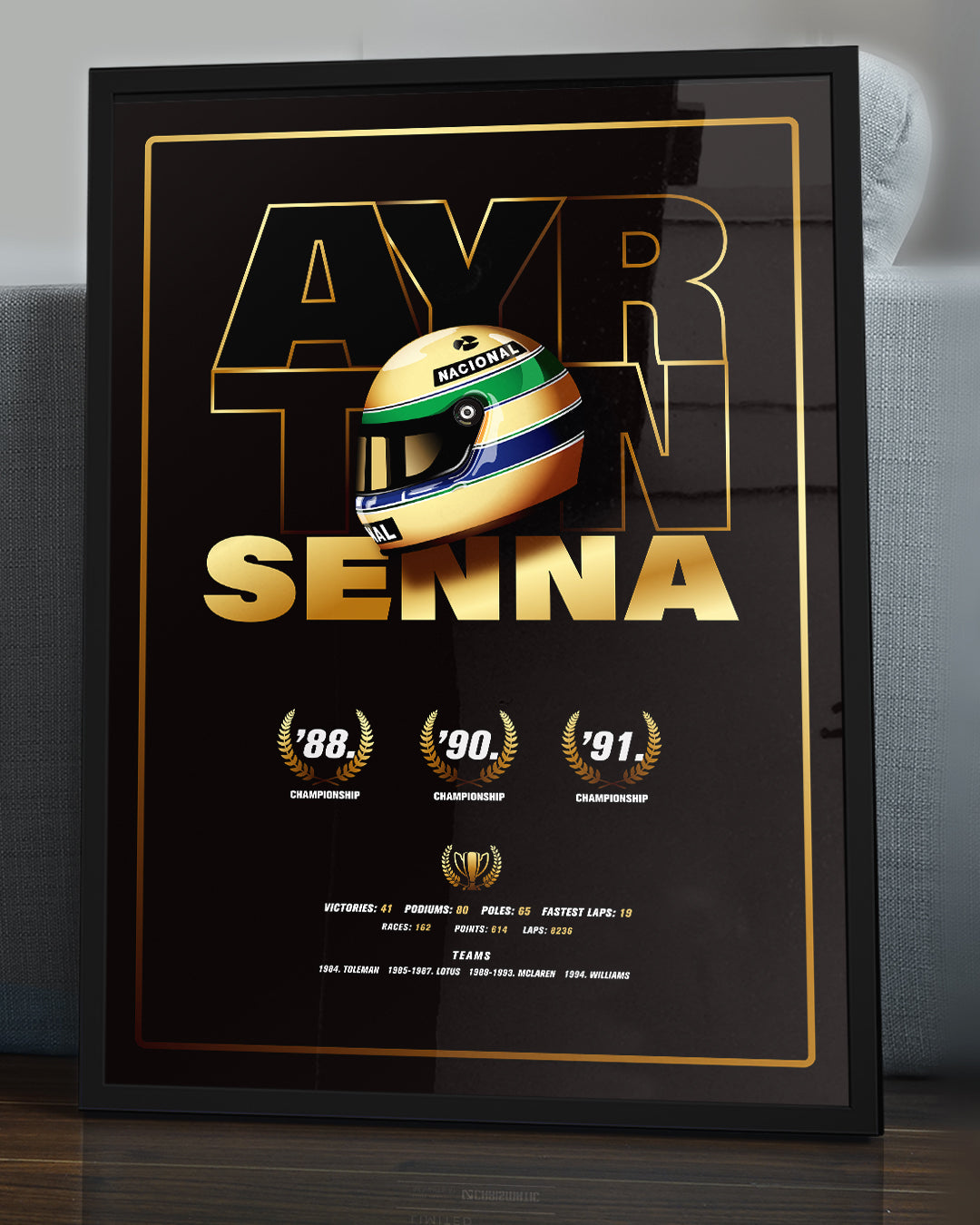 Golden Senna - Poster